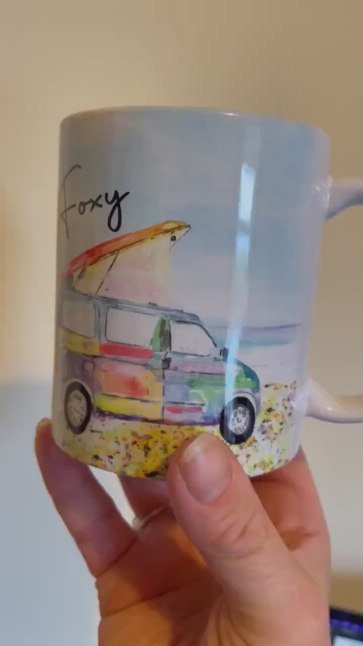 Campervan Mug, Camping Mug, Campervan Gifts, Bongo Mug, Bongo Camper Mug, Bongo Life Mug, Camper Gift, Gift For Campers