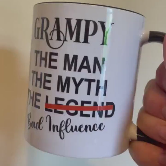 Grampy Mug, The Man, The Myth, The Legend, Dad Mug, Stocking Filler Gift Idea, Gift For Him