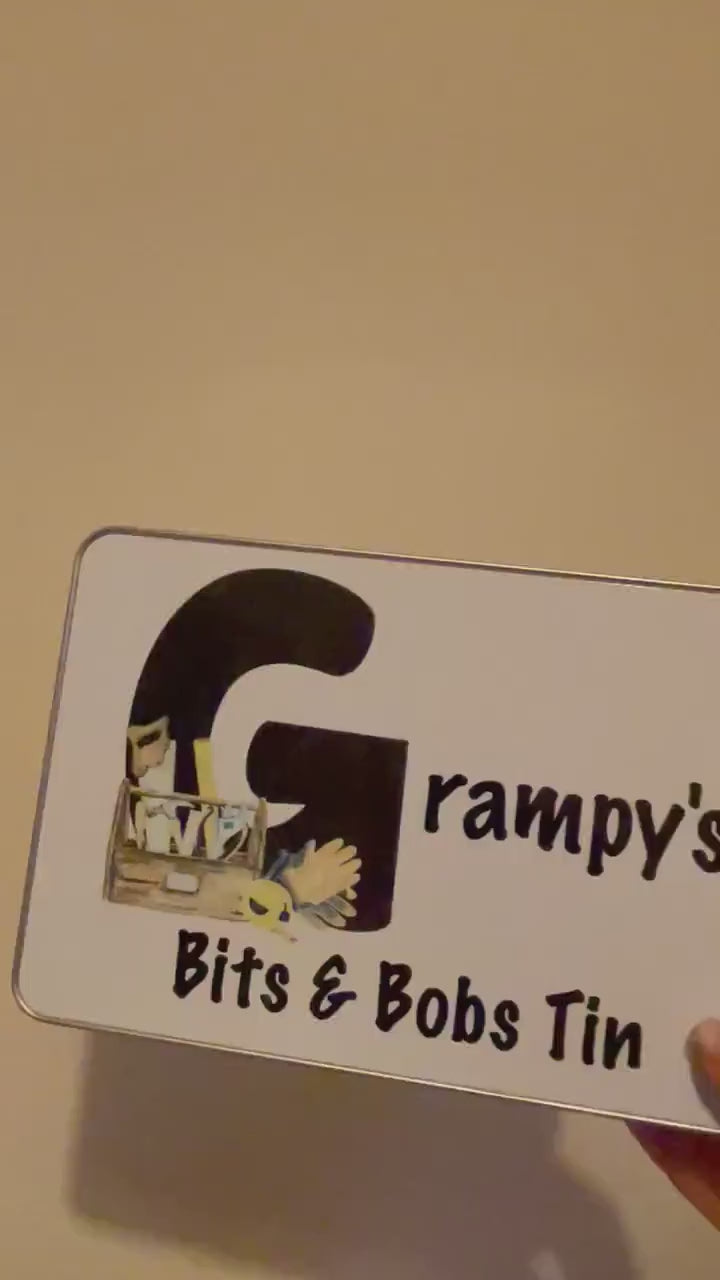 Grampy Gift, Personalised Grandad Keepsake Tin, Fathers Day Gift, Gift For Him, Bampi, Daddy,