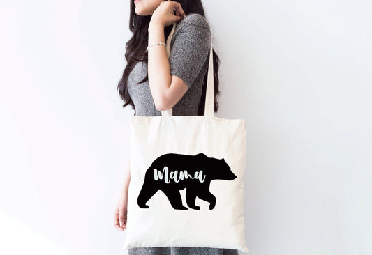 Mama Bear tote bag, Mothers Day Gift, Personalised Mama Bear Tote