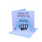 1st Fathers Day Card,  Daddy Is King Card,  Greeting Card, Bampy Card, Grampy Birthday Card, Uncle Birthday Card, Personalised Card,
