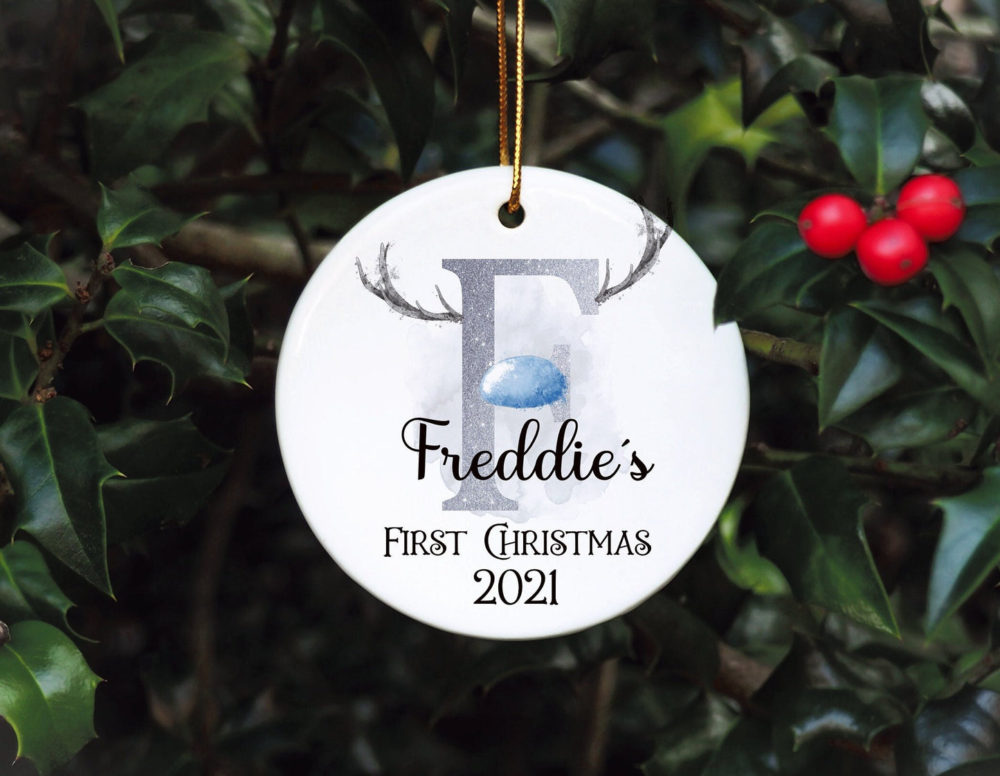 Personalised Baby's First Christmas Bauble, First Christmas Bauble, Personalised Baby First Christmas Bauble, Baby Tree Decoration