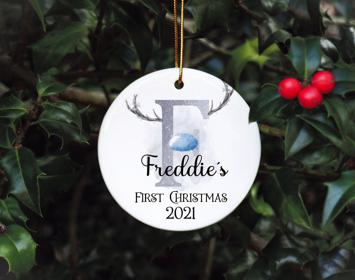 Personalised Baby's First Christmas Bauble, First Christmas Bauble, Personalised Baby First Christmas Bauble, Baby Tree Decoration