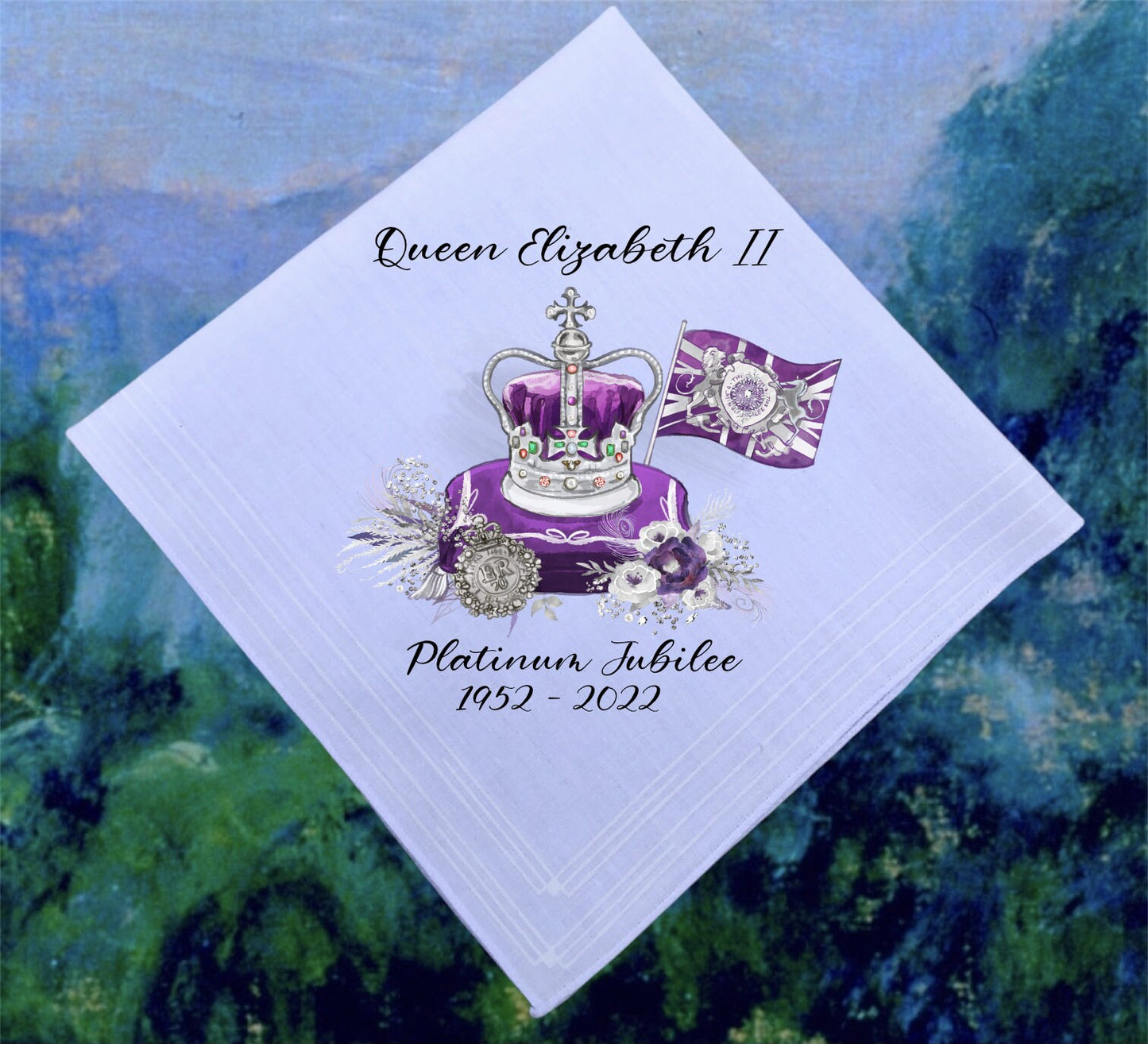 Queens Platinum Jubilee, Queen Elizabeth II Platinum Jubilee Placemat & Coaster, Platinum Jubilee Gifts, Jubilee Year 2022 Decorations