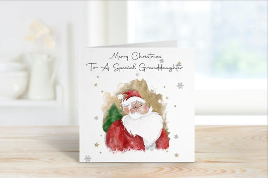 Granddaughter Christmas Card, Personalised Christmas Card, Christmas Card For Mum, Grandson Christmas Card
