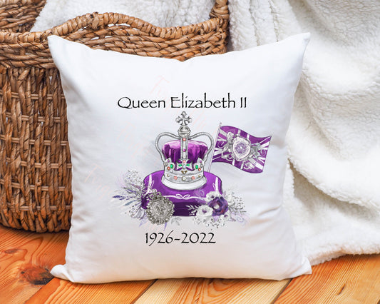 Queen Elizabeth II Cushion, Queen Elizabeth, Queen, Queen Elizabeth Gift, Queen Elizabeth II Cushion, HRH Queen Elizabeth 1926-2022