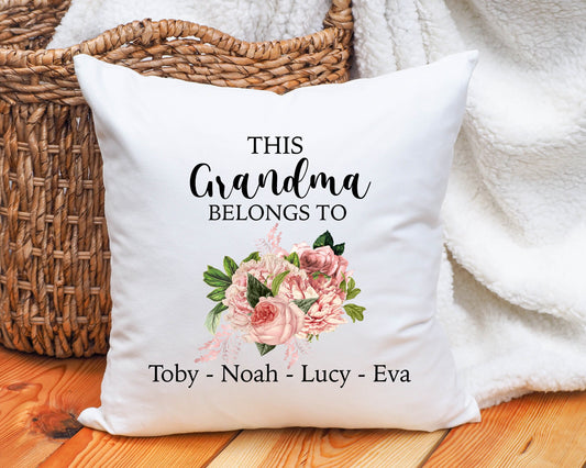 Personalised Mothers Day Gifts, Mothers Day Gift For Grandma, Mothers Day Gift For Nanny, Mothering Sunday Gift, Personalised Cushion Gift