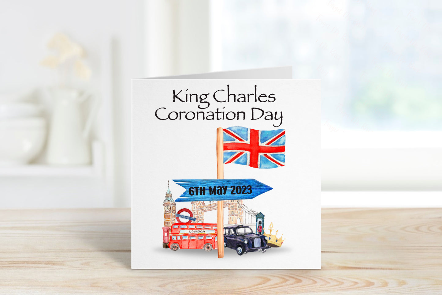 Coronation Day Card, King Charles Coronation Day Card, Coronation Day 6th May 2023, Coronation Souvenirs