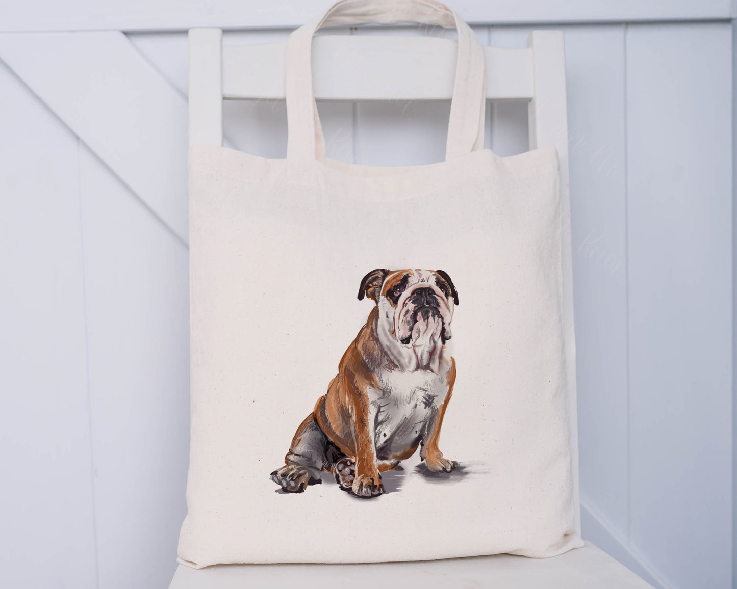 Pug Tote Bag, Personalised Dog Tote Bag, Personalised Gift For Her, Gift for Friend, Gift For Nana, Gift For Mum