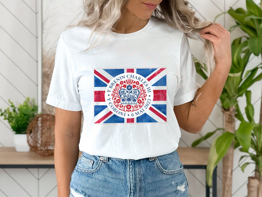 King Charles III Coronation Day T-Shirt, Coronation Day T-shirt, Official Royal Emblem, Welsh Coronation Day T-shirt Souvenir