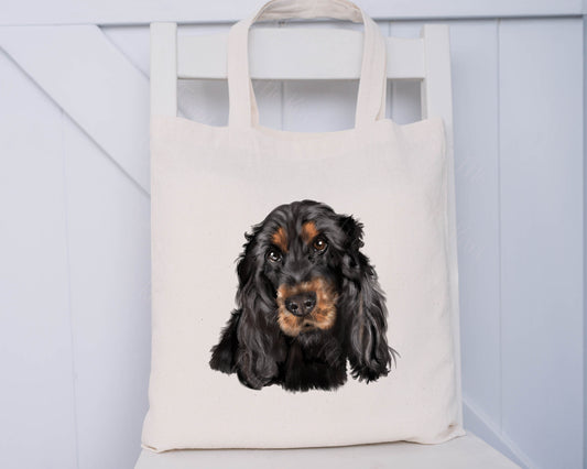 Cocker Spaniel Tote Bag, Personalised Dog Tote Bag, Personalised Gift For Her, Gift for Friend, Gift For Nana, Gift For Mum