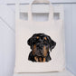 Rottweiler Tote Bag, Personalised Dog Tote Bag, Personalised Gift For Her, Gift for Friend, Gift For Nana, Gift For Mum
