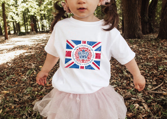 Coronation Day T-shirt, King Charles III Coronation Day Tshirt, Official Royal Emblem, Coronation Day Souvenir
