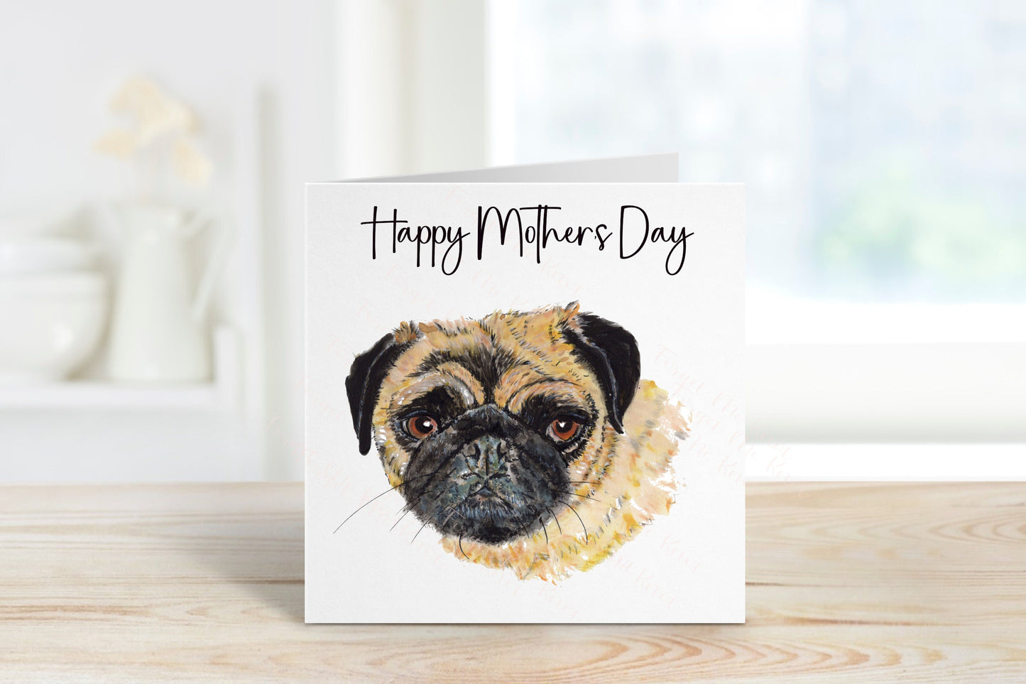 Dog Mothers Day Card, Dog Mum Card, Mothers Day Card For Nan, Mothers Day Card For Nanny, Bulldog Mothers Day Card For Mom