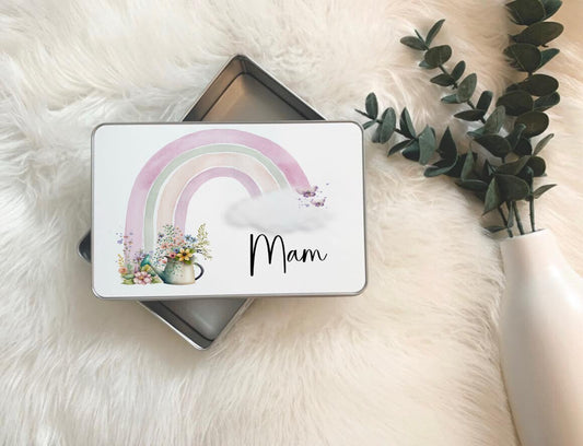 Sul y Mamau Hapus, Mothers Day Gift For Nain, Welsh Mothers Day, Sul y Mamau Hapus Mamgu,  Storage Tin, Biscuit Tin