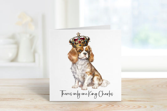 Coronation King Charles III, Coronation Day Souvenir, King Charles III Royal Coronation Day, Coronation Day Card, Cavalier King Charles Card