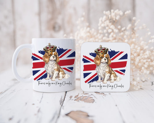 Cavalier King Charles Mug, Coronation Day Mug Set, King Charles III Souvenir Gifts, Coronation Day May 6th