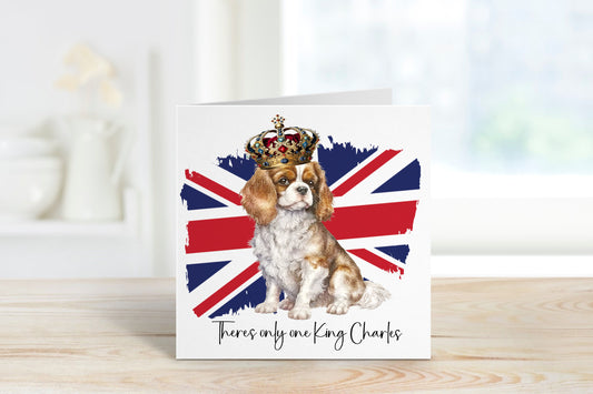 Coronation King Charles III, Coronation Day Souvenir, King Charles III Royal Coronation Day, Coronation Day Card, Cavalier King Charles Card