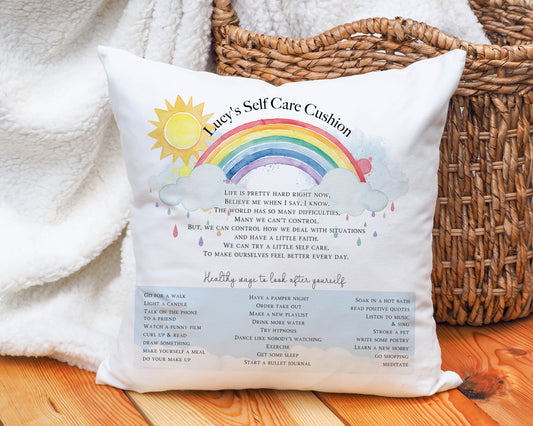Self Care Gift, Self Care Gift For Women, Mental Health Gifts, Cushion Gift