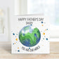 Personalised Father's Day Card, Daddy You Are Our World, Fathers Day Card For Daddy, Father's Day Card For Dad