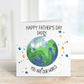 Grampy Father's Day Card, Personalised Father's Day Card, Daddy You Are Our World, Fathers Day Card For Daddy, Father's Day Card For Dad