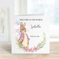 New Baby Card, Welcome To The Jungle, Baby Girl Card, Baby Boy Card, Bunny Rabbit New Baby Card, Personalised Card