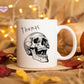 Personalised Vintage Halloween Mug, Halloween Mug, Autumn Mug, Personalised Halloween Mug, Vintage Halloween Haunted Tree Mug