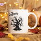 Personalised Vintage Halloween Mug, Halloween Mug, Autumn Mug, Personalised Halloween Mug, Vintage Halloween Skeleton Mug